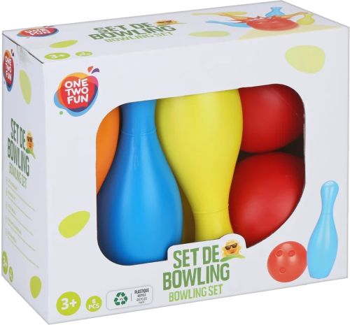 Zdjęcie produktu: One Two Fun - zabawka - Zestaw Kręgli 22 cm 
