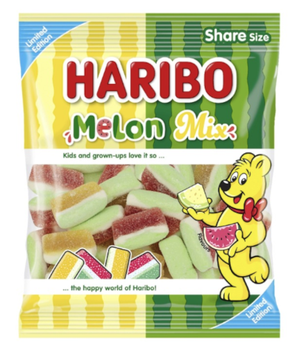 Zdjęcie produktu: Haribo - Melon Mix - żelki o smaku mango 160 g