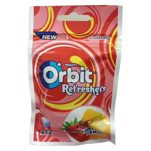 Zdjęcie produktu: Guma draże ORBIT Refreshers Strawberry Lemon 12 drażetek 26g