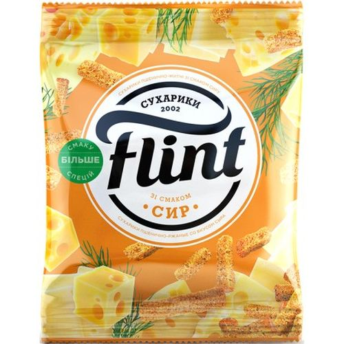 Zdjęcie produktu: Flint Sucharki pszenno-żytnie o smaku sera 70 g