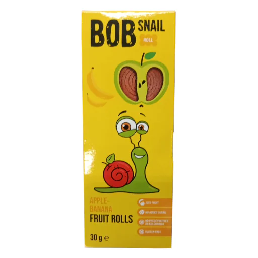 Zdjęcie produktu: Przekąska ślimak Jabłko Banan BOB SNAIL 30g
