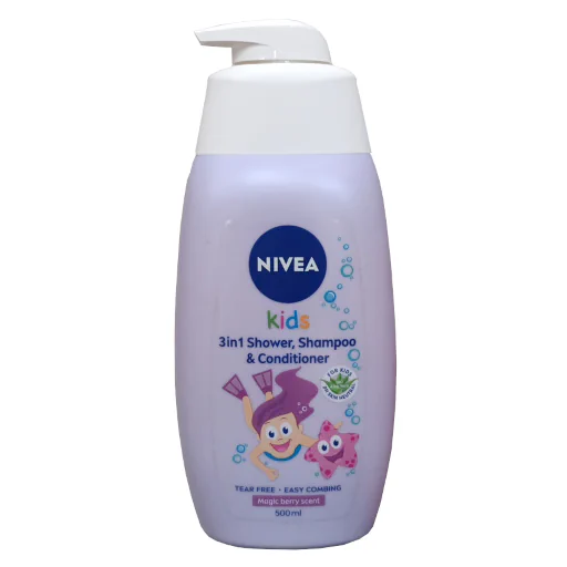 Zdjęcie produktu: NIVEA Kids Żel do mycia ciała 2w1 o zapachu owocowych żelków 500 ml