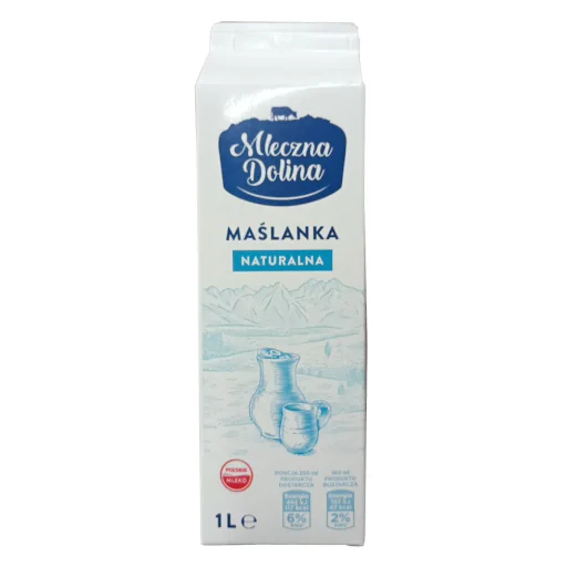 Zdjęcie produktu: Mleczna Dolina - Maślanka naturalna 1l
