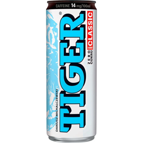 Zdjęcie produktu: Napój energetyzujący Classic Zero Cukru TIGER 250 ml