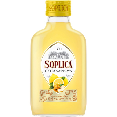 Zdjęcie produktu: Soplica - Wódka smakowa - Cytryna Pigwa 25% alk. 90 ml