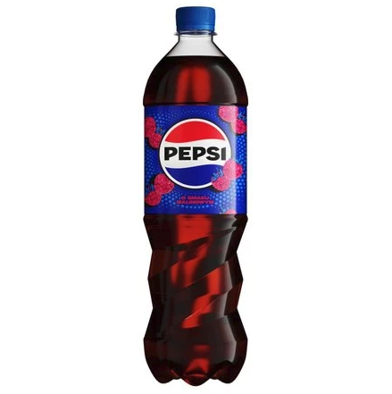 Zdjęcie produktu: PEPSI-COLA - Napój gazowany typu cola o smaku malinowym 850 ml