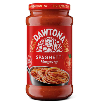 Zdjęcie produktu: DAWTONA Sos do spaghetti klasyczny 520 g