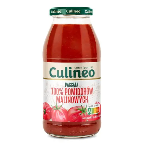 Zdjęcie produktu: Culineo Passata z pomidorów malinowych, 500 g