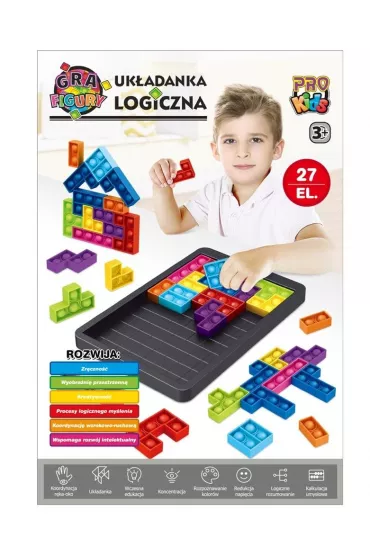 Zdjęcie produktu: Pro Kids - Puzzle Układanka logiczna Figury