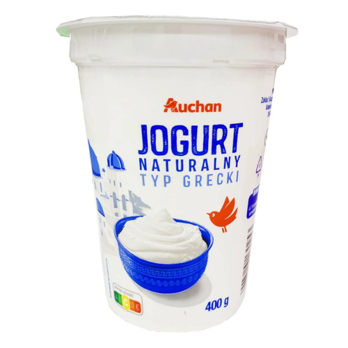 Zdjęcie produktu: Auchan - marka własna - Jogurt naturalny typu greckiego 400 g