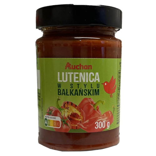 Zdjęcie produktu: Auchan - marka własna - Lutenica w stylu bałkańskim 300 g