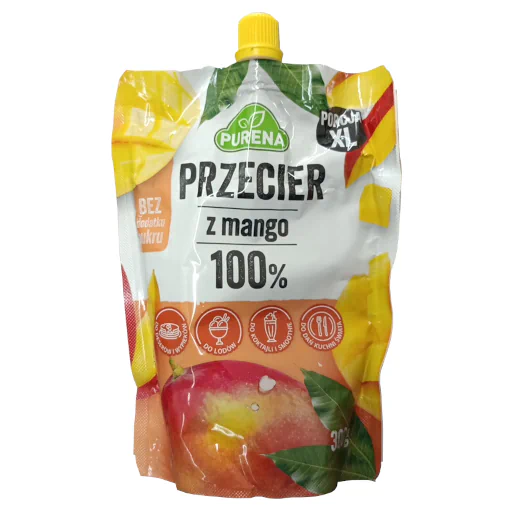 Zdjęcie produktu: Purena - Przecier (mus) owocowy 100% z mango 300g