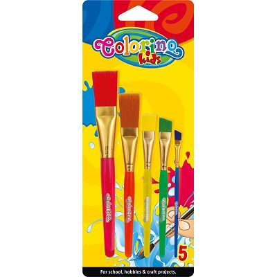 Zdjęcie produktu: Colorino - Pędzelki akrylowe Jumbo 5 szt