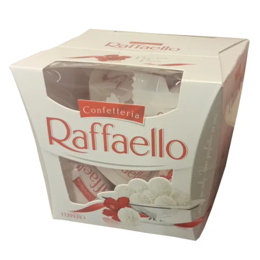 Zdjęcie produktu: FERRERO RAFFAELLO, Praliny z kokosem i całym migdałem, 150g