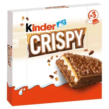 Zdjęcie produktu: Kinder Crispy Chrupiący wafelek z nadzieniem kakaowym i orzechowym 3 x 34 g