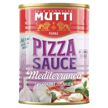 Zdjęcie produktu: Mutti Gotowy pomidorowy sos do pizzy z czosnkiem i bazylią 400 g